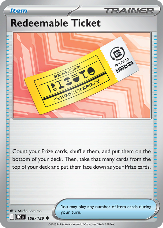 Redeemable Ticket [Journey Together-156]