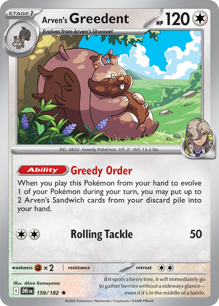Arven's Greedent [Destined Rivals-159]