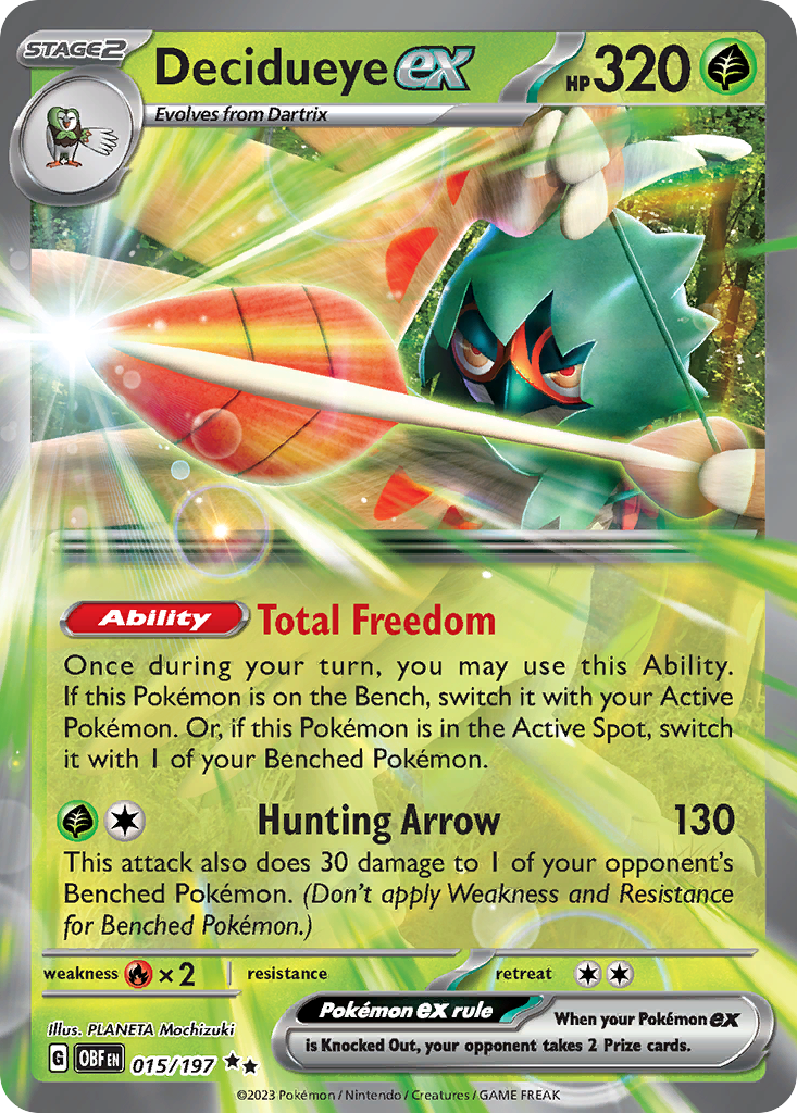 Decidueye ex [Obsidian Flames-15]