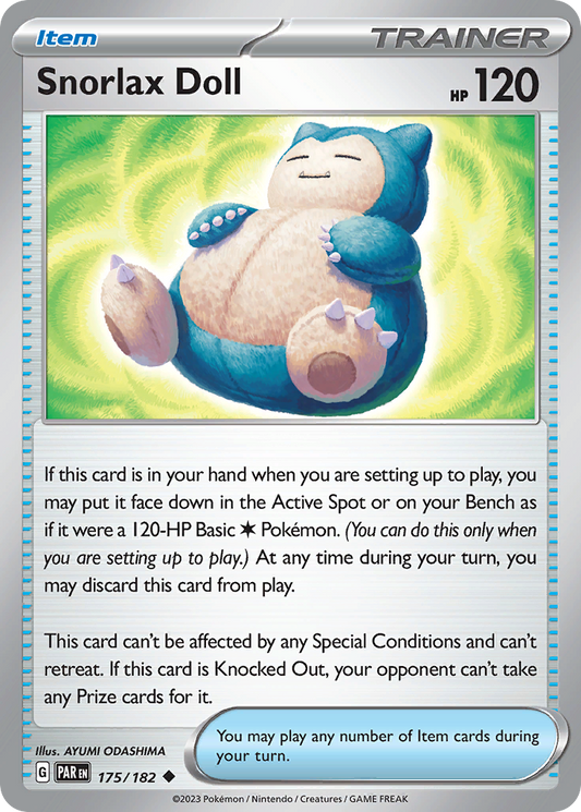 Snorlax Doll [Paradox Rift-175]