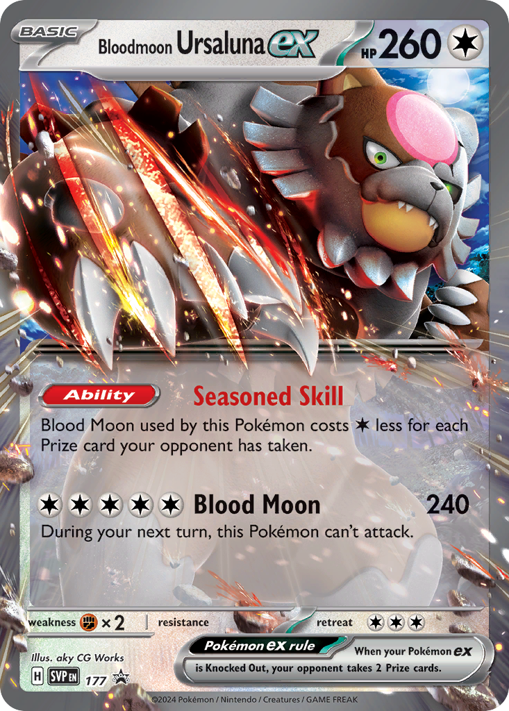 Bloodmoon Ursaluna ex [Scarlet & Violet Promos-177]