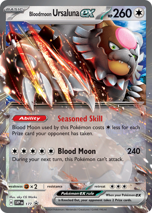 Bloodmoon Ursaluna ex [Scarlet & Violet Promos-177]