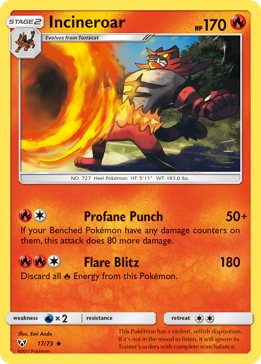 Incineroar [Shining Legends-17]