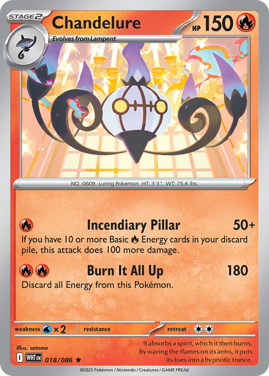 Chandelure [White Flare-18]