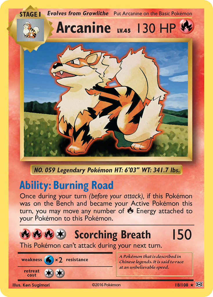 Arcanine [Evolutions-18]