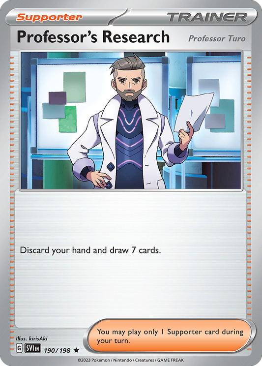 Professor's Research (Professor Turo) [Scarlet & Violet-190]