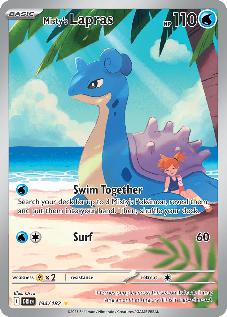 Misty's Lapras [Destined Rivals-194]