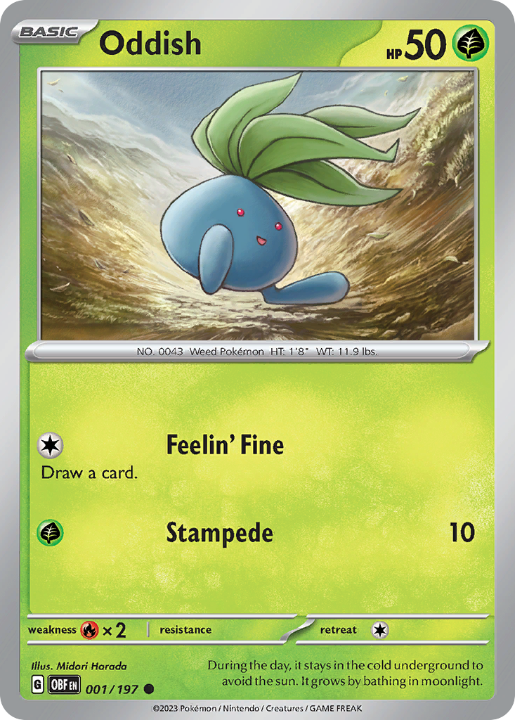 Oddish [Obsidian Flames-1]