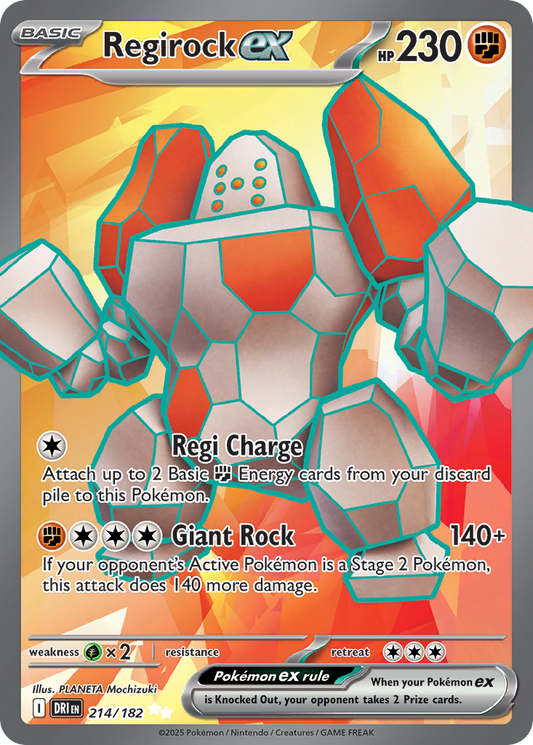 Regirock ex [Destined Rivals-214]