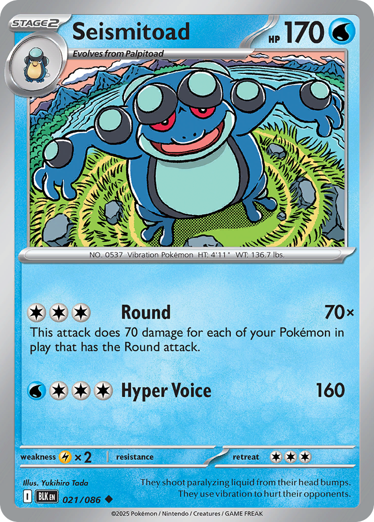 Seismitoad [Black Bolt-21]
