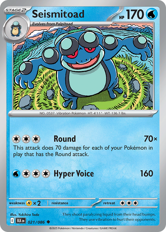 Seismitoad [Black Bolt-21]