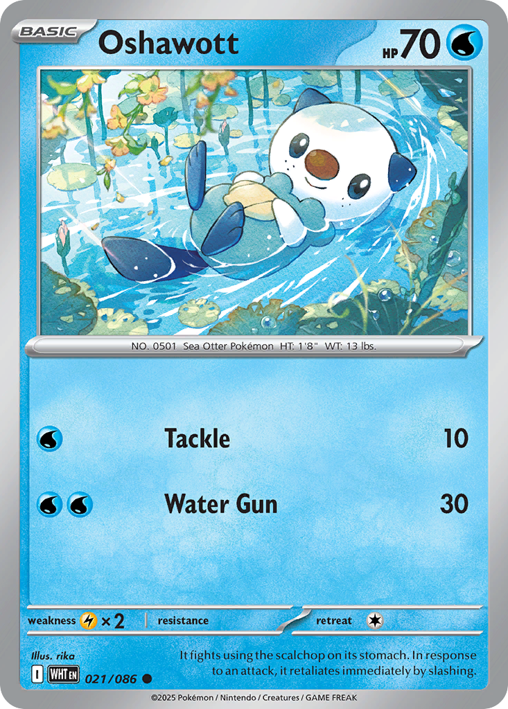 Oshawott [White Flare-21]
