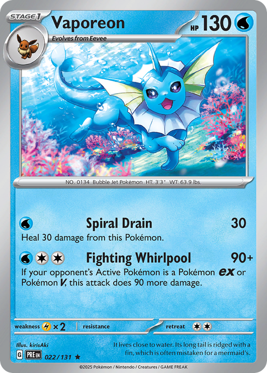 Vaporeon [Prismatic Evolutions-22]