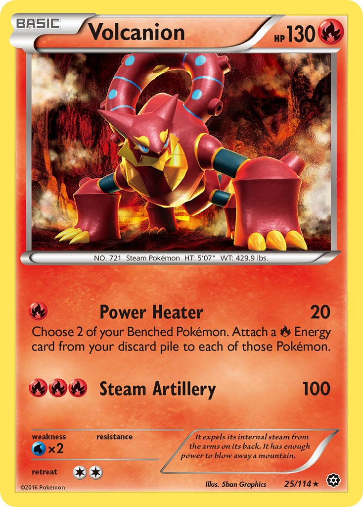 Volcanion [Steam Siege-25]
