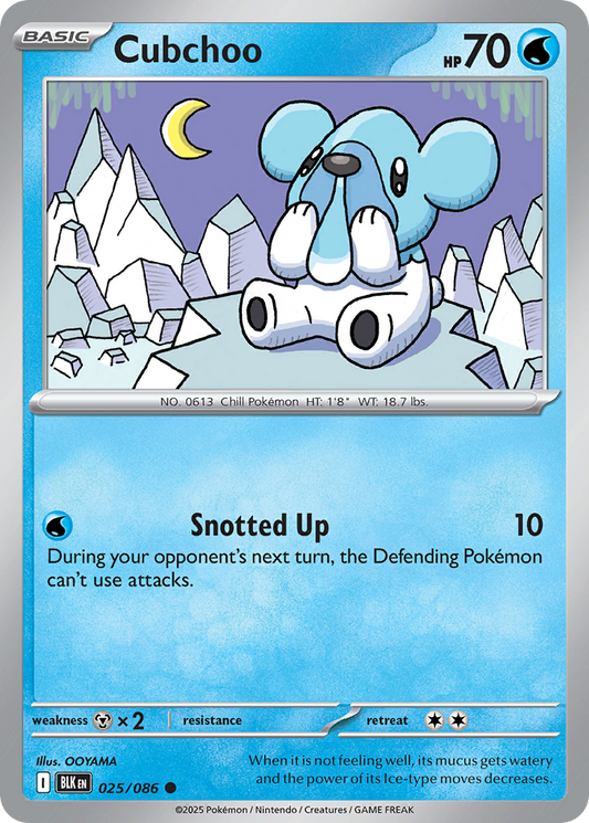 Cubchoo [Black Bolt-25]