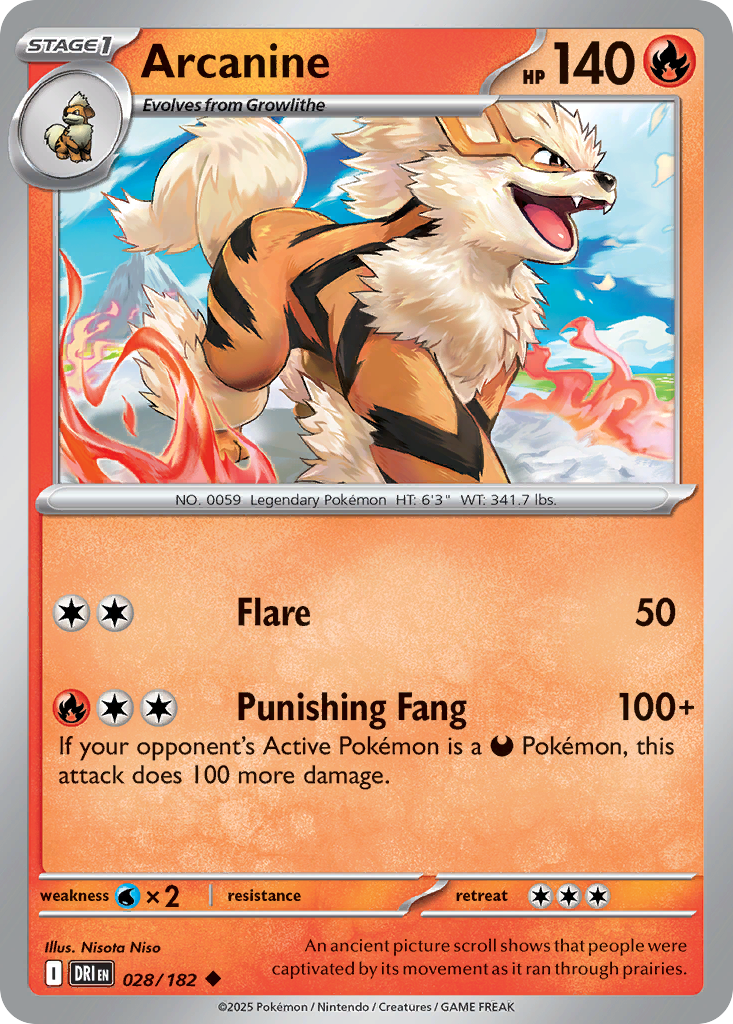 Arcanine [Destined Rivals-28]