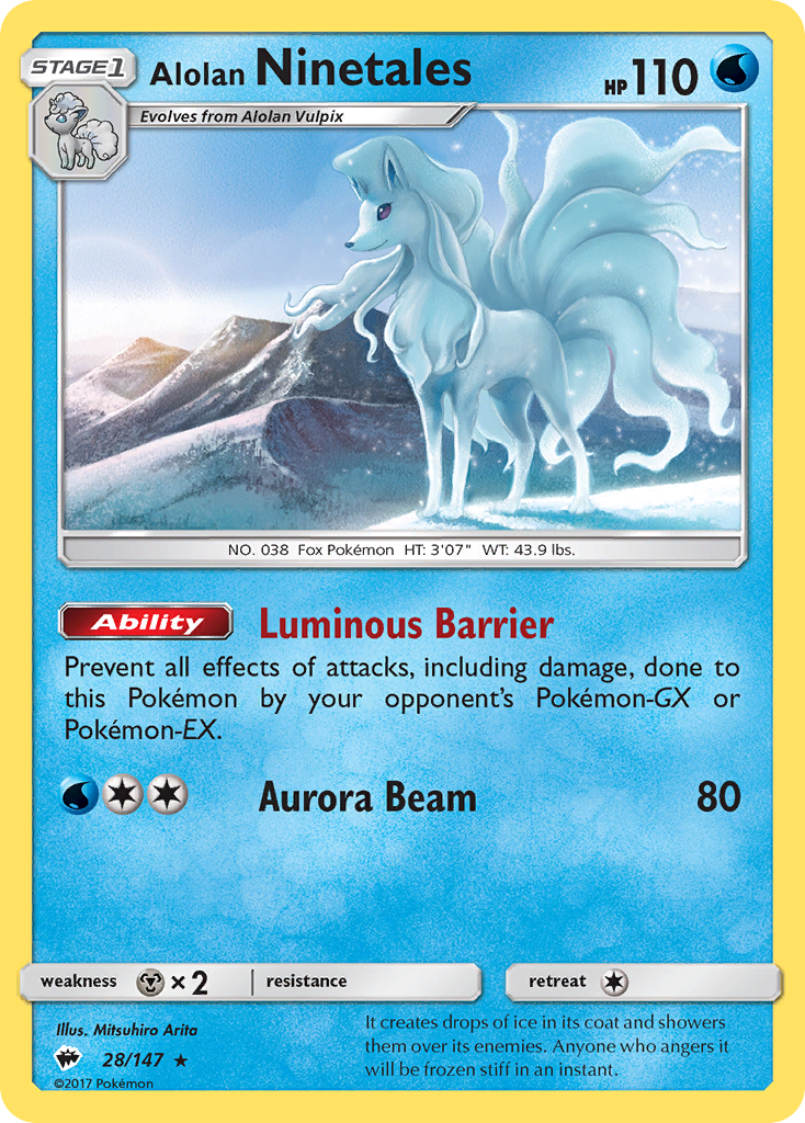 Alolan Ninetales [Burning Shadows-28]