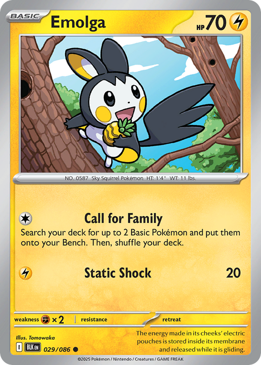 Emolga [Black Bolt-29]