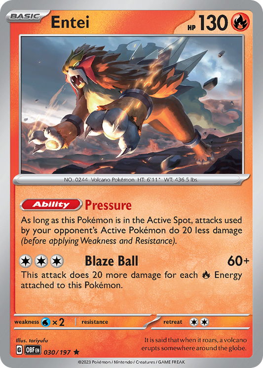 Entei [Obsidian Flames-30]