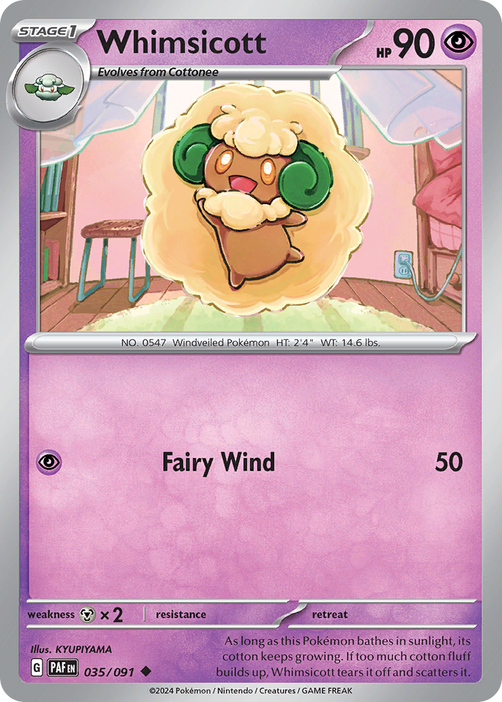 Whimsicott [Paldean Fates-35]