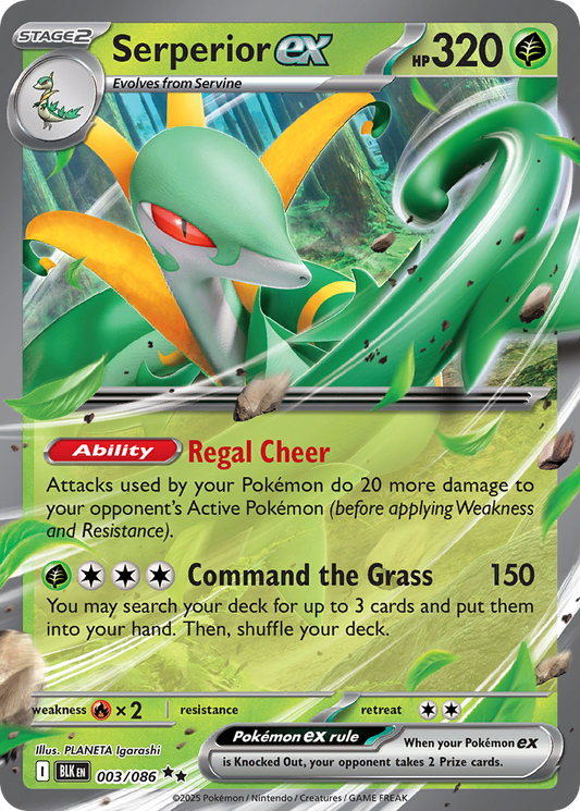 Serperior ex [Black Bolt-3]