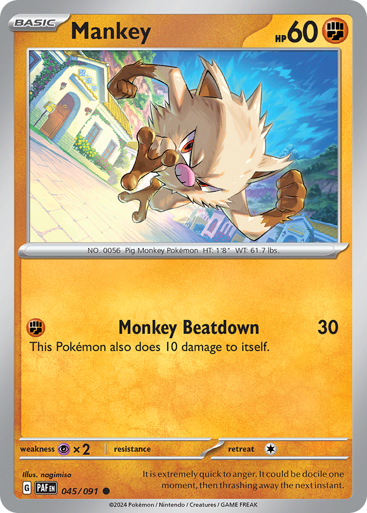 Mankey [Paldean Fates-45]