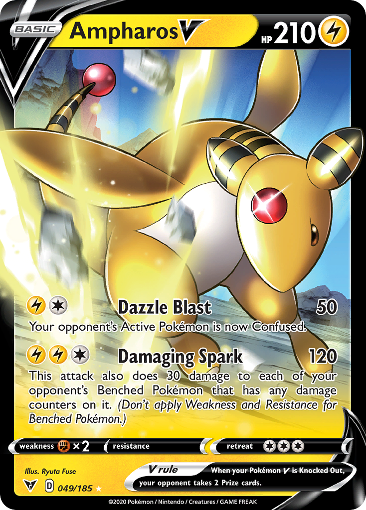 Ampharos V [Vivid Voltage-49]