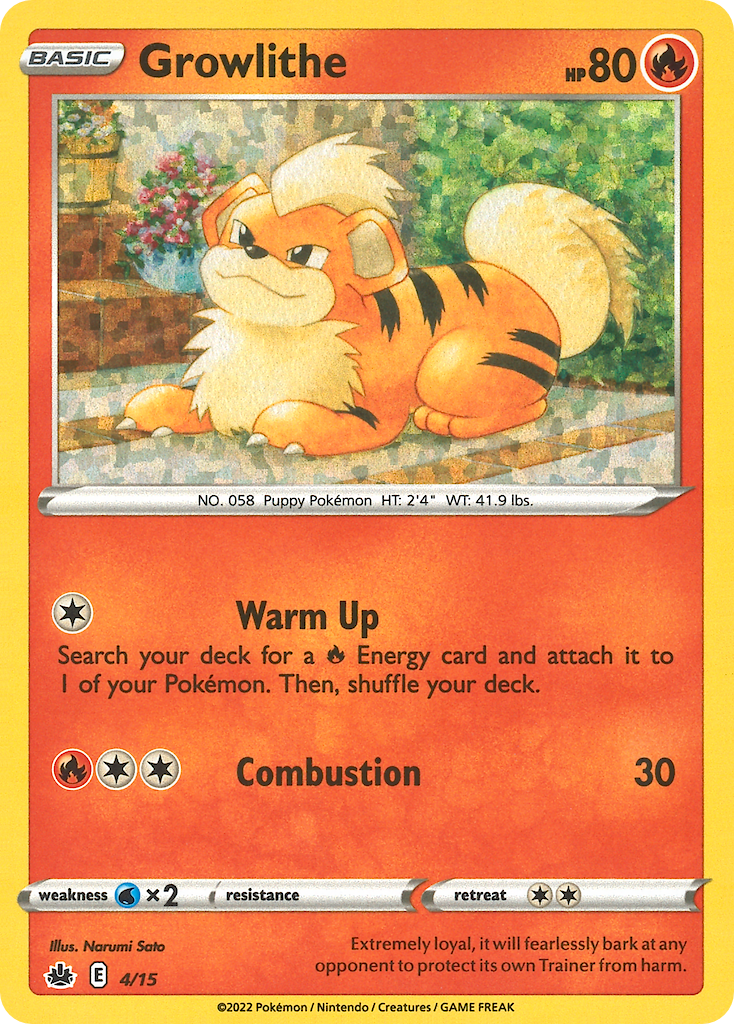 Growlithe [McDonald's Collection 2022-4]