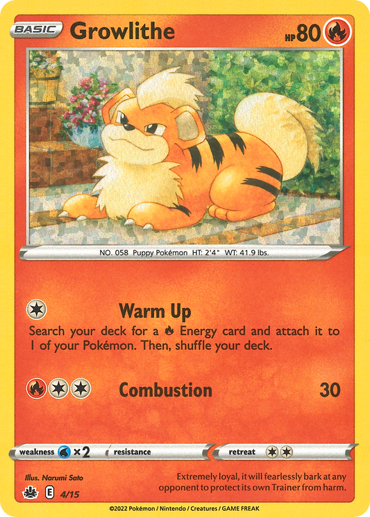 Growlithe [McDonald's Collection 2022-4]