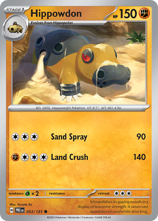 Hippowdon [Prismatic Evolutions-53]