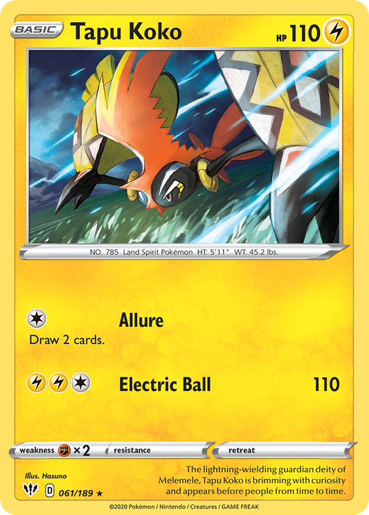 Tapu Koko [Darkness Ablaze-61]