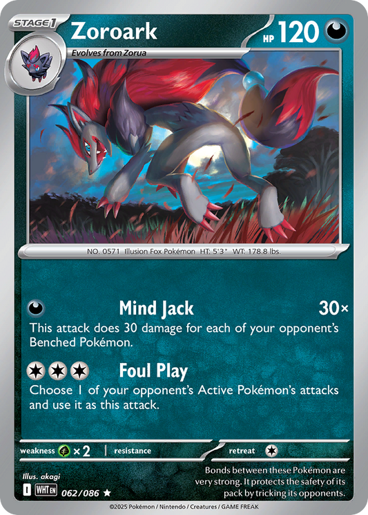 Zoroark [White Flare-62]