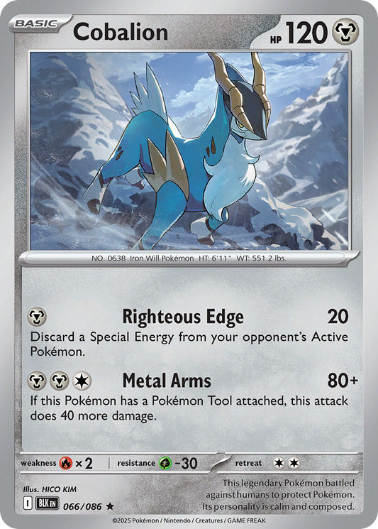 Cobalion [Black Bolt-66]