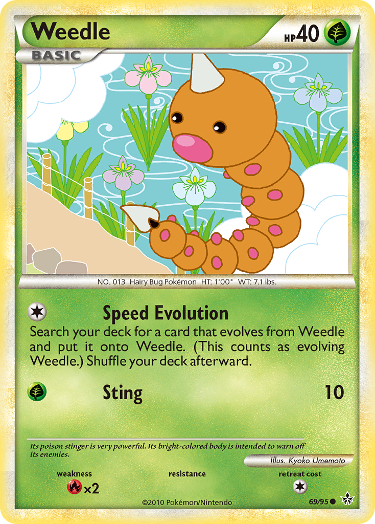 Weedle [HS—Unleashed-69]