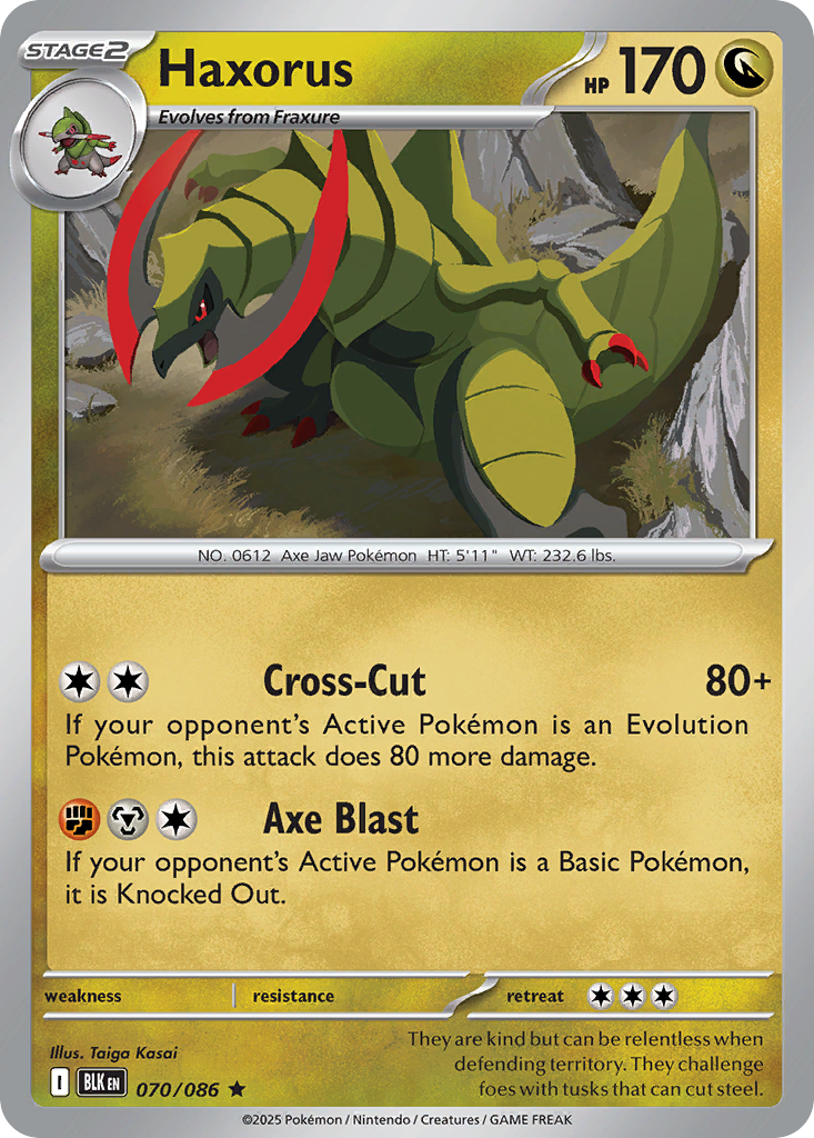 Haxorus [Black Bolt-70]