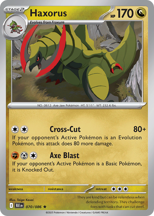 Haxorus [Black Bolt-70]