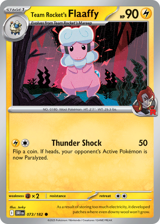 Team Rocket's Flaaffy [Destined Rivals-73]