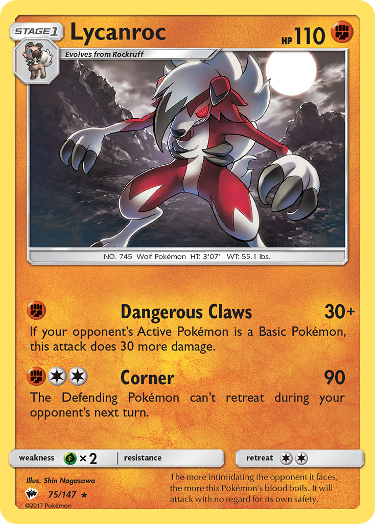 Lycanroc [Burning Shadows-75]