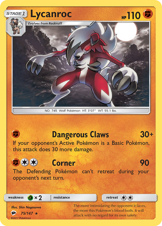 Lycanroc [Burning Shadows-75]