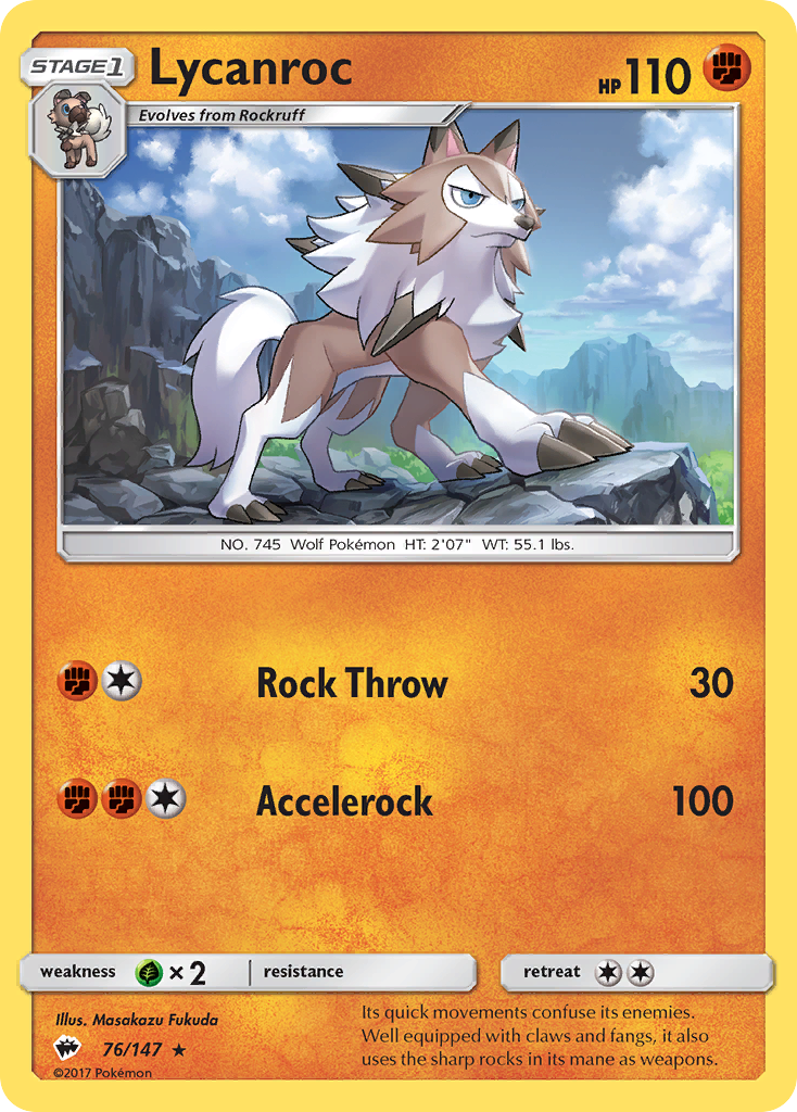Lycanroc [Burning Shadows-76]