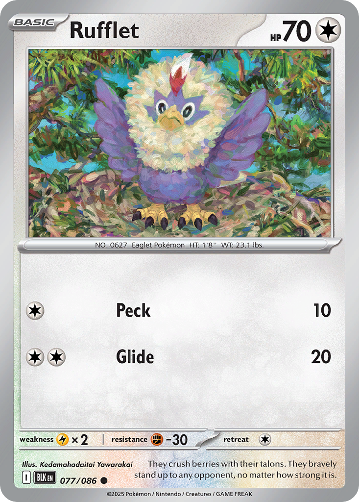 Rufflet [Black Bolt-77]