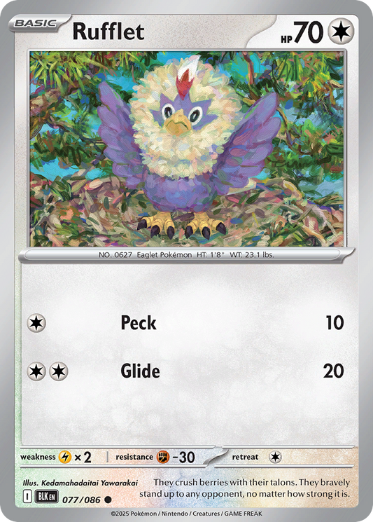 Rufflet [Black Bolt-77]