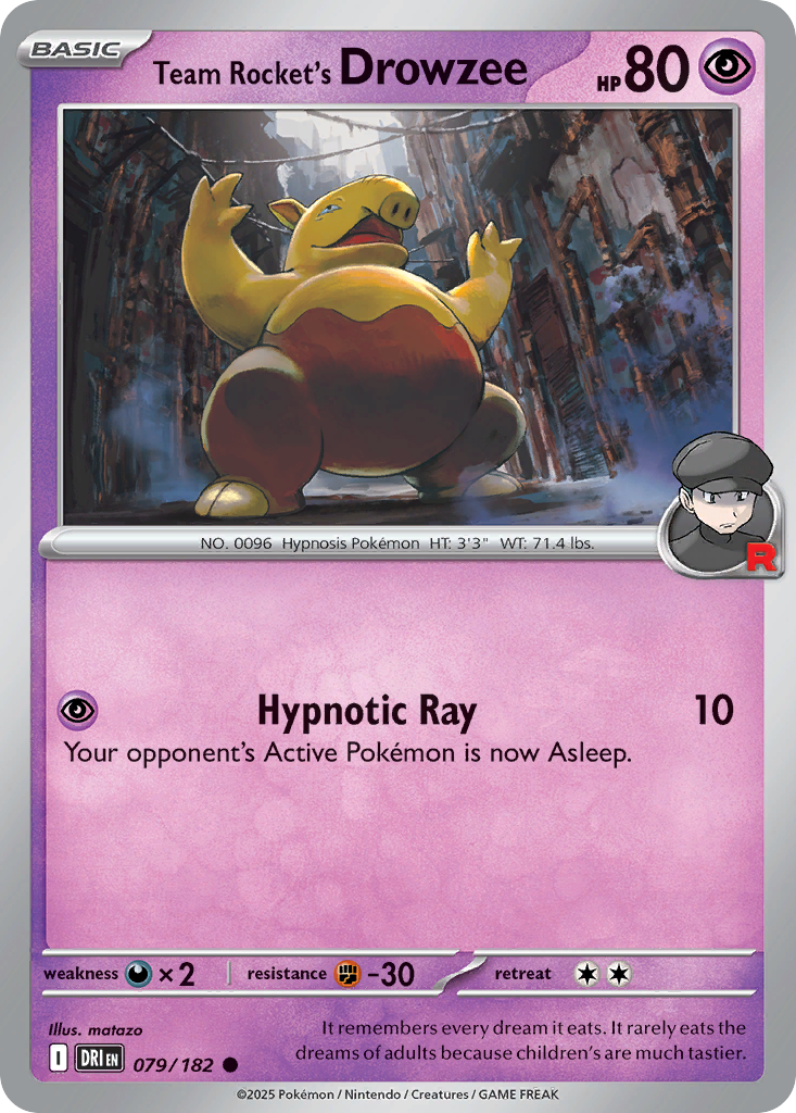 Team Rocket's Drowzee [Destined Rivals-79]