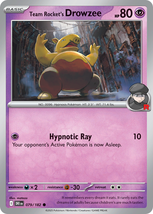Team Rocket's Drowzee [Destined Rivals-79]
