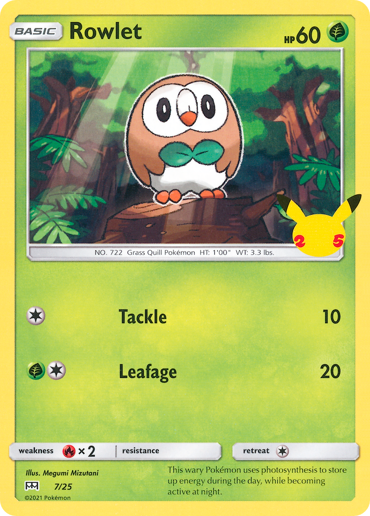 Rowlet [McDonald's Collection 2021-7]