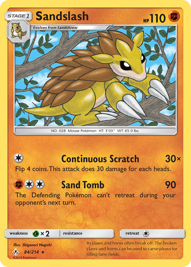 Sandslash [Unbroken Bonds-84]