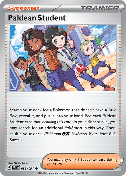 Paldean Student [Paldean Fates-86]