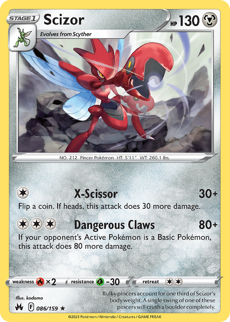 Scizor [Crown Zenith-86]