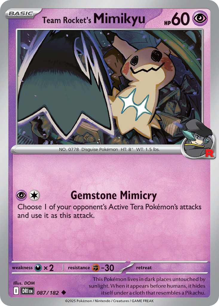 Team Rocket's Mimikyu [Destined Rivals-87]