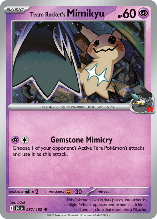 Team Rocket's Mimikyu [Destined Rivals-87]